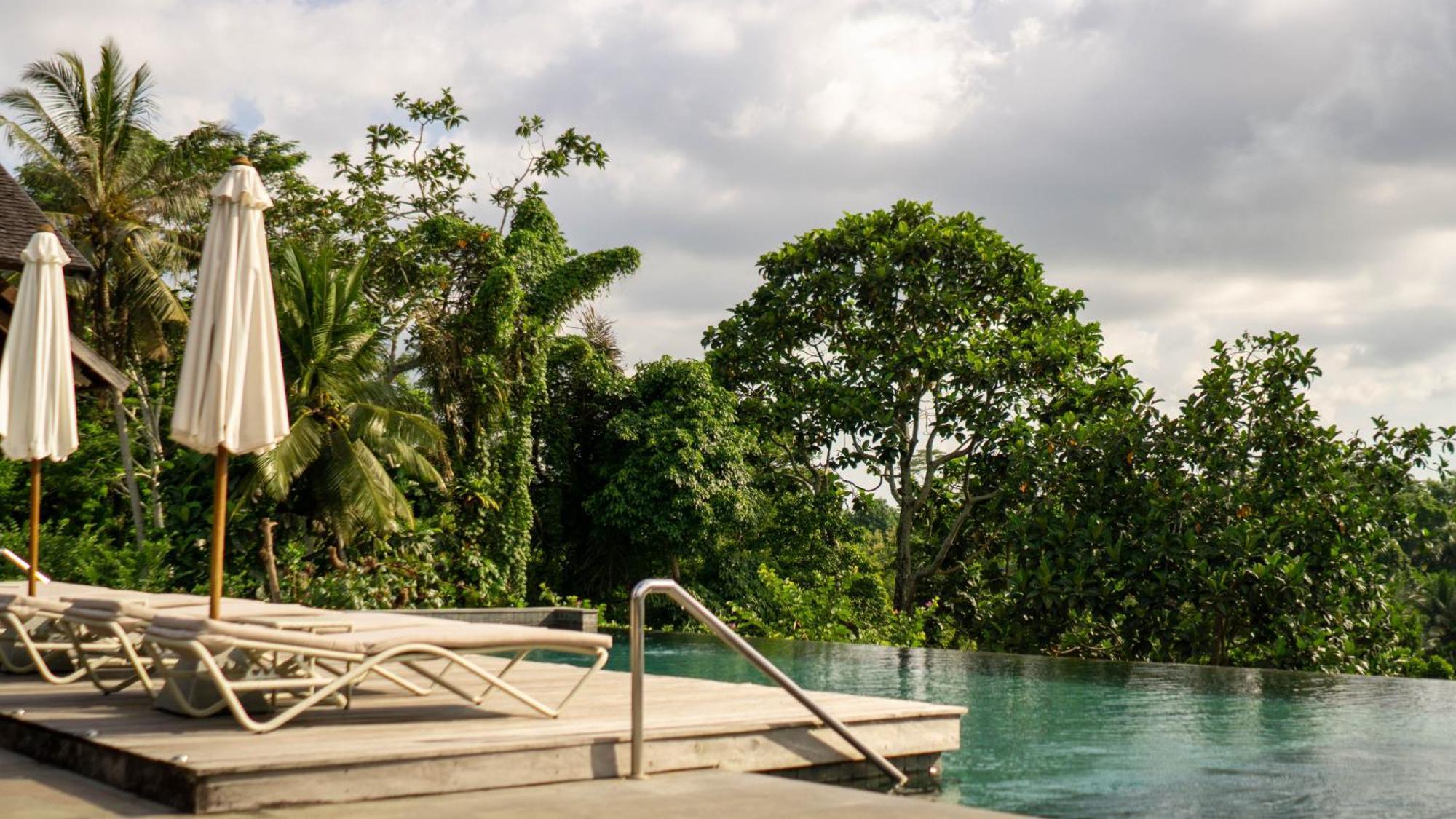 Tejaprana Bisma - Chse Certified Hotel Убуд Екстериор снимка The swimming pool at the resort
